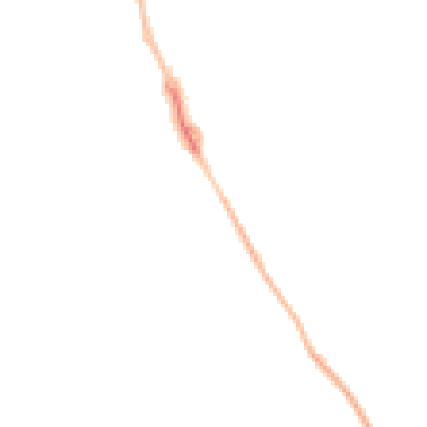 Night-time road noise heatmap for HP21 9GD