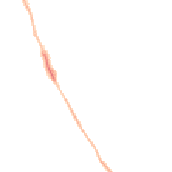 Night-time road noise heatmap for HP21 9GS