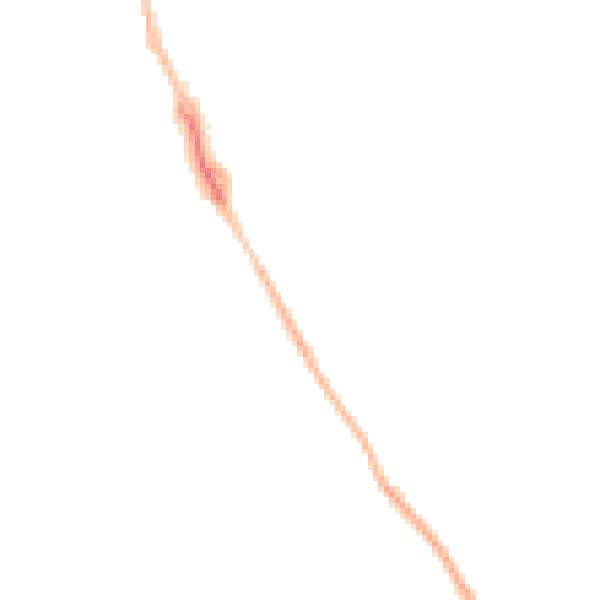 Night-time road noise heatmap for HP21 9GT