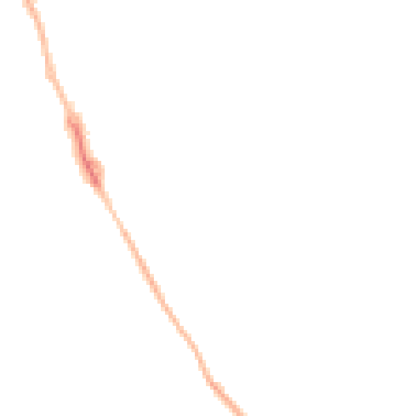 Night-time road noise heatmap for HP21 9GU