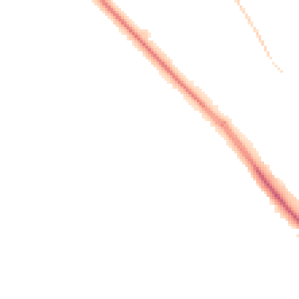 Night-time road noise heatmap for HP21 9TW