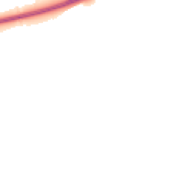 Night-time road noise heatmap for HP22 0AF
