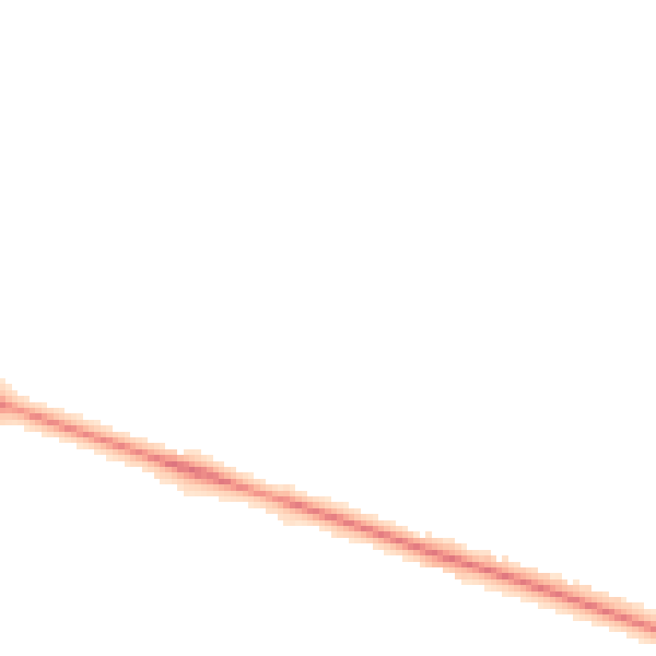 Night-time road noise heatmap for HP22 3AT