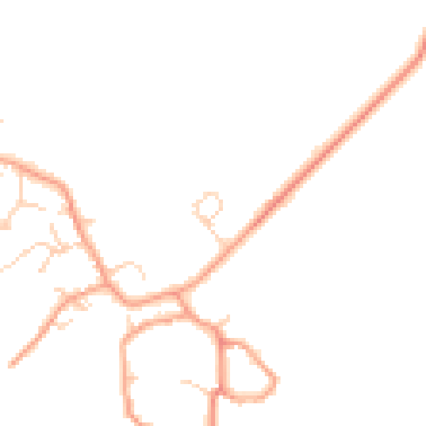 Daytime road noise heatmap for HP22 4FL