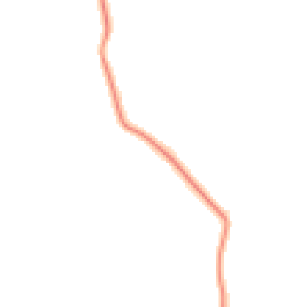 Daytime road noise heatmap for HP22 4ND