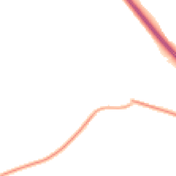 Night-time road noise heatmap for HP22 5LQ