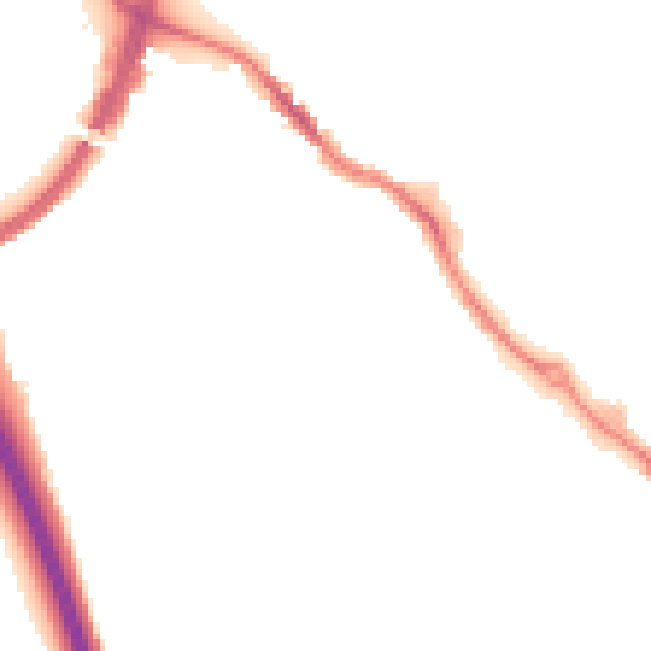 Night-time road noise heatmap for HP3 0AD
