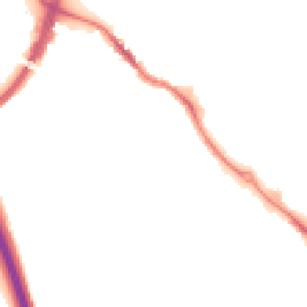 Night-time road noise heatmap for HP3 0AF