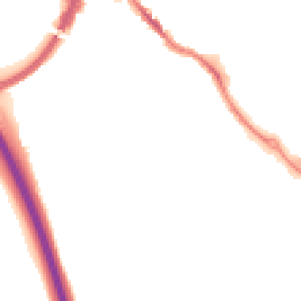 Night-time road noise heatmap for HP3 0AG