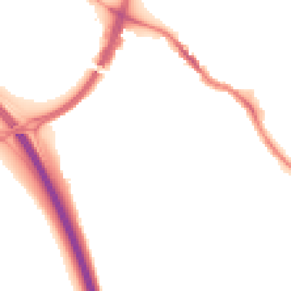 Night-time road noise heatmap for HP3 0AH