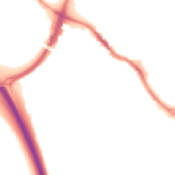 Night-time road noise heatmap for HP3 0AL