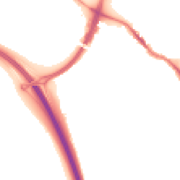 Night-time road noise heatmap for HP3 0AP