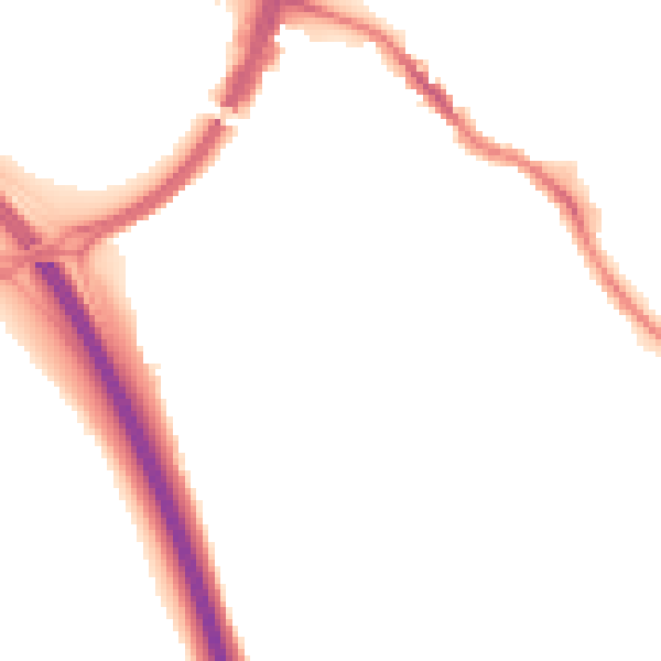 Night-time road noise heatmap for HP3 0AR