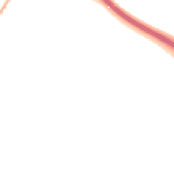 Night-time road noise heatmap for HP3 0BG