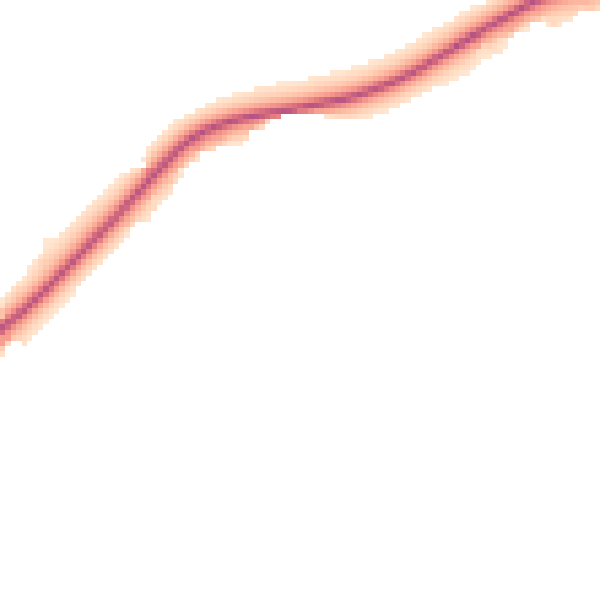 Daytime road noise heatmap for HP3 0DP