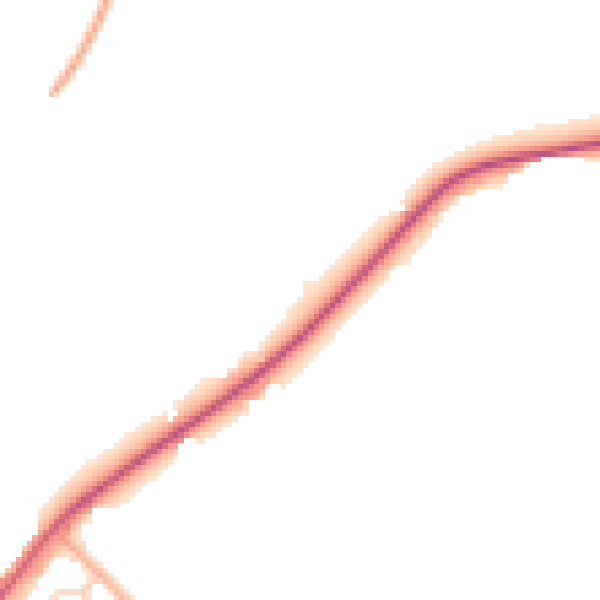 Daytime road noise heatmap for HP3 0DS