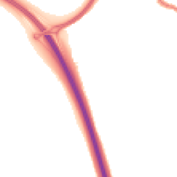 Night-time road noise heatmap for HP3 0FZ