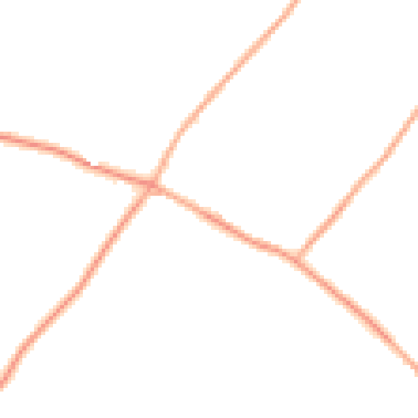 Daytime road noise heatmap for HP3 0JT