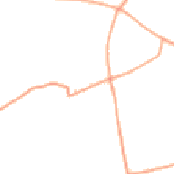 Daytime road noise heatmap for HP3 0PP