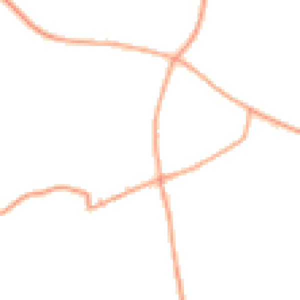 Daytime road noise heatmap for HP3 0PT
