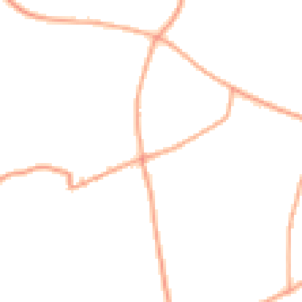 Daytime road noise heatmap for HP3 0PW