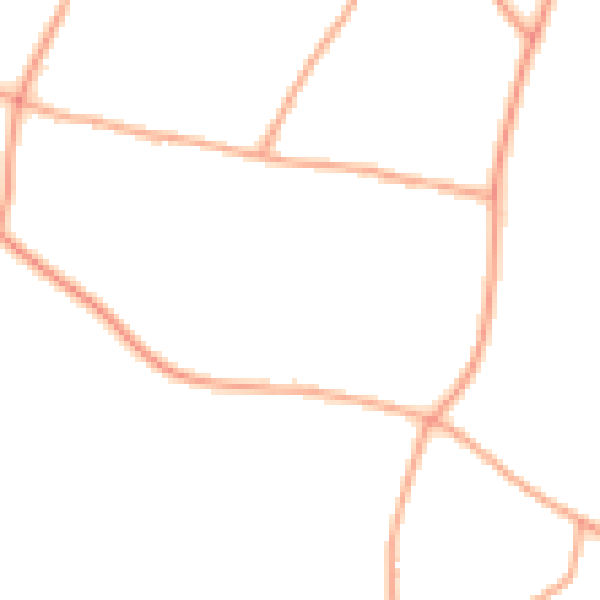 Daytime road noise heatmap for HP3 0PY