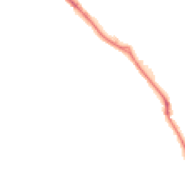 Night-time road noise heatmap for HP3 0XA