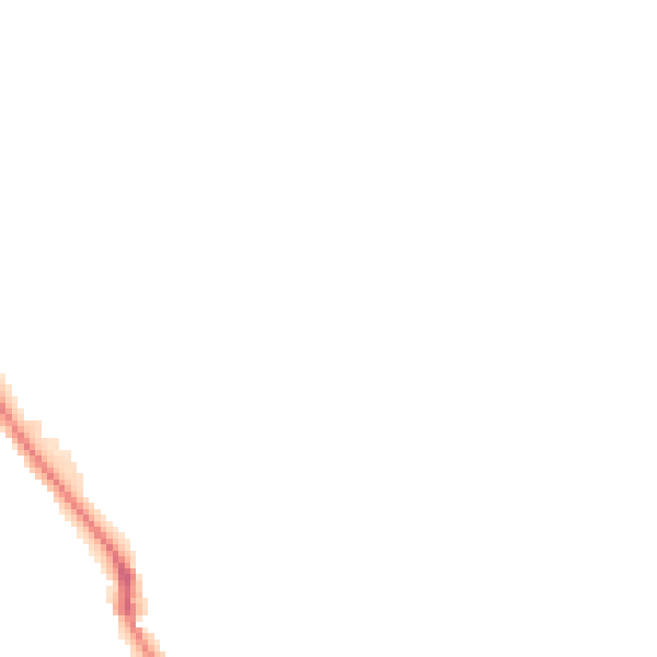 Night-time road noise heatmap for HP3 8AX