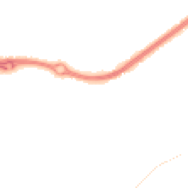 Night-time road noise heatmap for HP3 8DJ