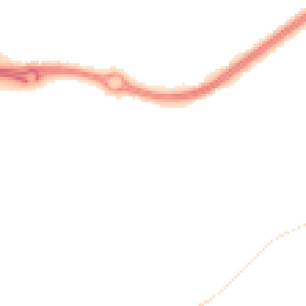 Night-time road noise heatmap for HP3 8DP