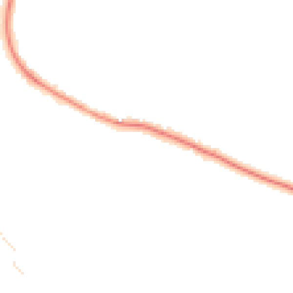 Night-time road noise heatmap for HP3 8LF