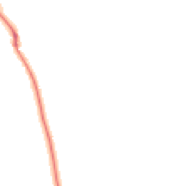 Night-time road noise heatmap for HP3 8RX