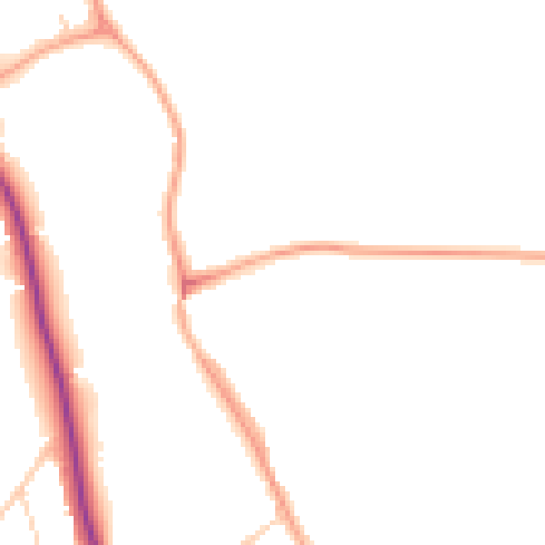 Daytime road noise heatmap for HP3 8RY