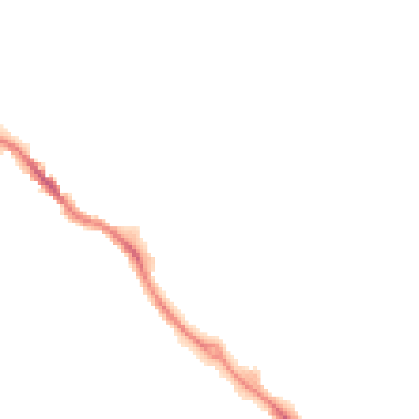Night-time road noise heatmap for HP3 9DE