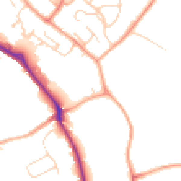Daytime road noise heatmap for HP3 9GB