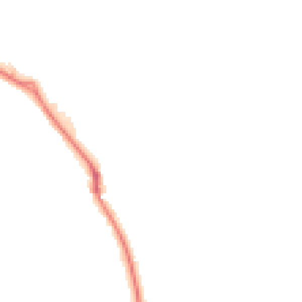 Night-time road noise heatmap for HP3 9GJ