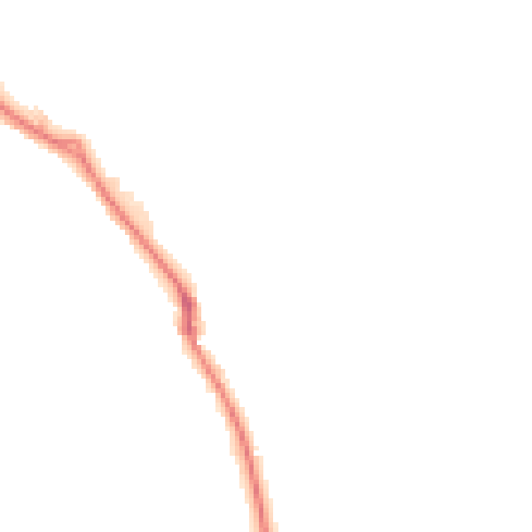 Night-time road noise heatmap for HP3 9GL