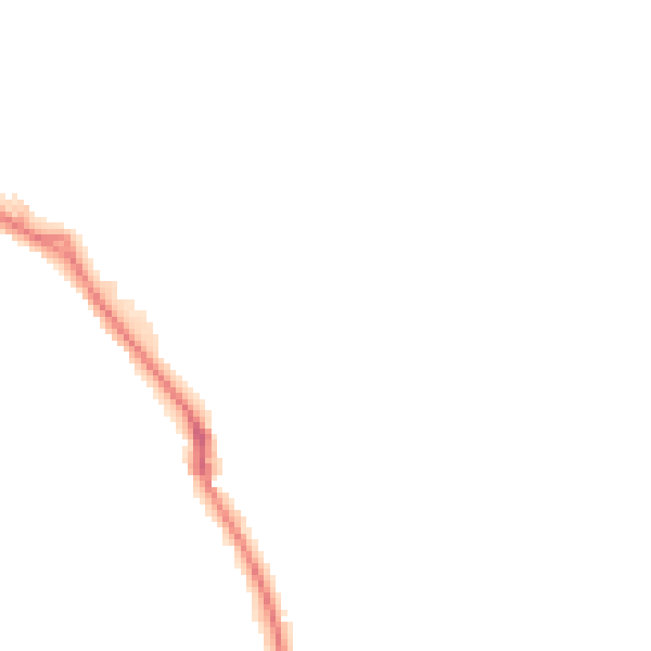 Night-time road noise heatmap for HP3 9GS