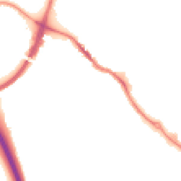 Night-time road noise heatmap for HP3 9HJ
