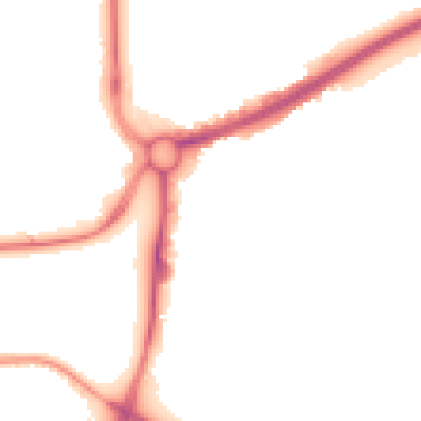 Night-time road noise heatmap for HP3 9HL