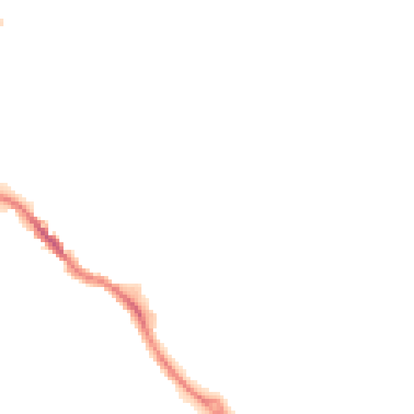 Night-time road noise heatmap for HP3 9PL