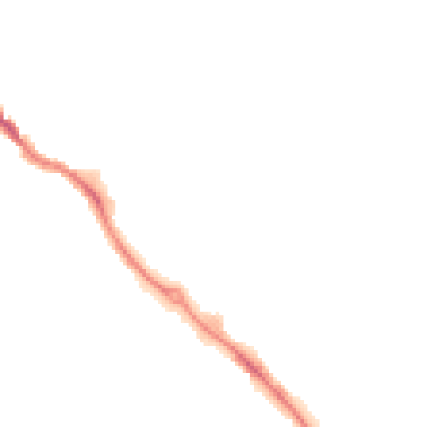 Night-time road noise heatmap for HP3 9RE