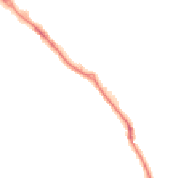 Night-time road noise heatmap for HP3 9TA