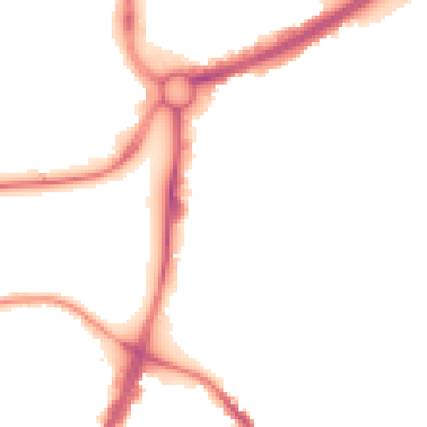 Night-time road noise heatmap for HP3 9XY