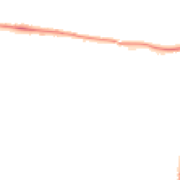 Night-time road noise heatmap for HR1 1AJ