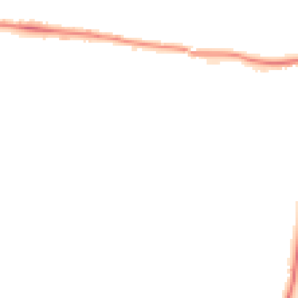 Night-time road noise heatmap for HR1 1AR