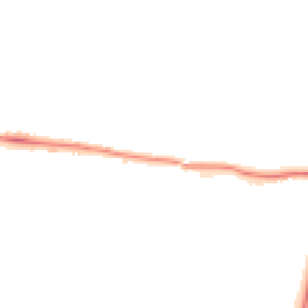 Night-time road noise heatmap for HR1 1JN