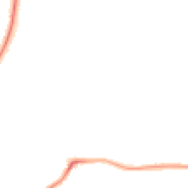 Night-time road noise heatmap for HR1 1PN