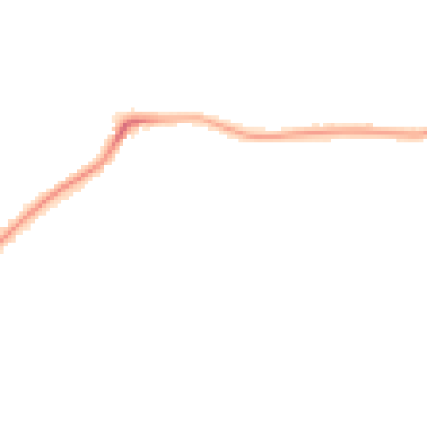 Night-time road noise heatmap for HR1 1RS