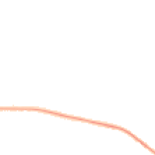 Night-time road noise heatmap for HR1 1XS